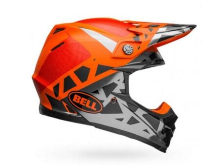BELL MOTO 9 MIPS TREMOR BLK/ORG/CHR MED