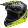 Fly Racing 2020 Kinetic K120 Hi-Vis/Grey/Black Helmet XS