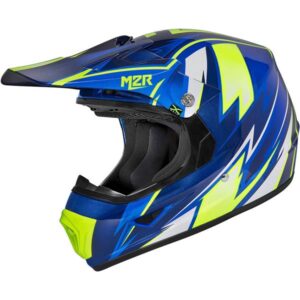 M2R XYOUTH Thunder PC-2 Blue Kids Helmet