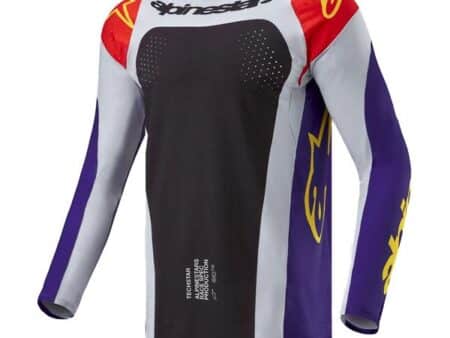 ALPINESTARS 2024 TECHSTAR OCURI JERSEY - ORANGE/PURPLE/BLACK - M