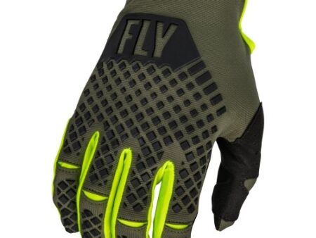 FLY KINETIC GLV 2023 OLIVE.GRN HVS/XS.