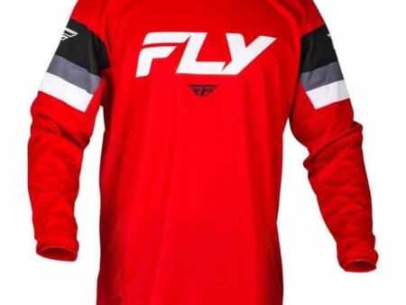 FLY KINETIC JSY 2024 PRIX RED GRY WHT/2X