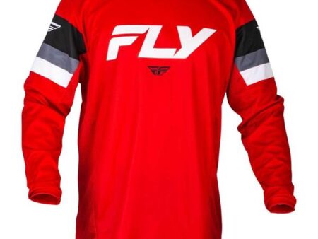 FLY KINETIC JSY 2024 PRIX RED GRY WHT/XL