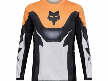FOX YTH 180 NOBLE JERSEY BlkWht