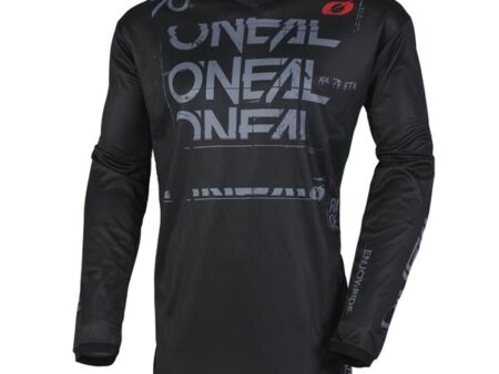 ONEAL ELEMENT JSY STATIC V.25 - BLK/GRY