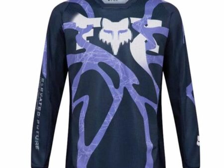 FOX YTH 180 DIFFUSE SE JERSEY Blueberry
