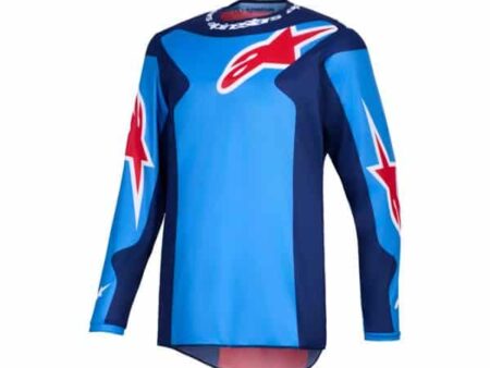 ALPINESTAR FLUID GRID JERSEY | BLUE RED (0730)