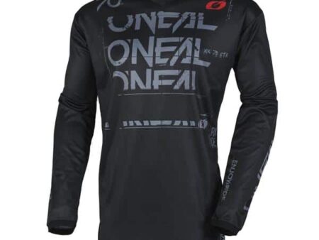 ONEAL ELEMENT JSY STATIC V.25 - BLK/GRY