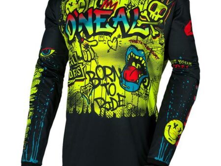 ONEAL 26 ELEMENT YOUTH JSY RANCID - BLK/N-YEL