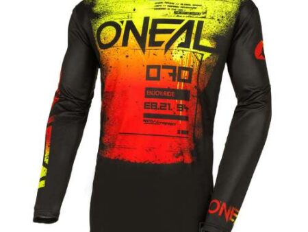 ONEAL MAYHEM JSY SCARZ BLK/RED YOUTH